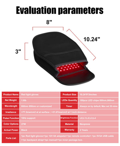 Red Light Therapy Glove For Hand