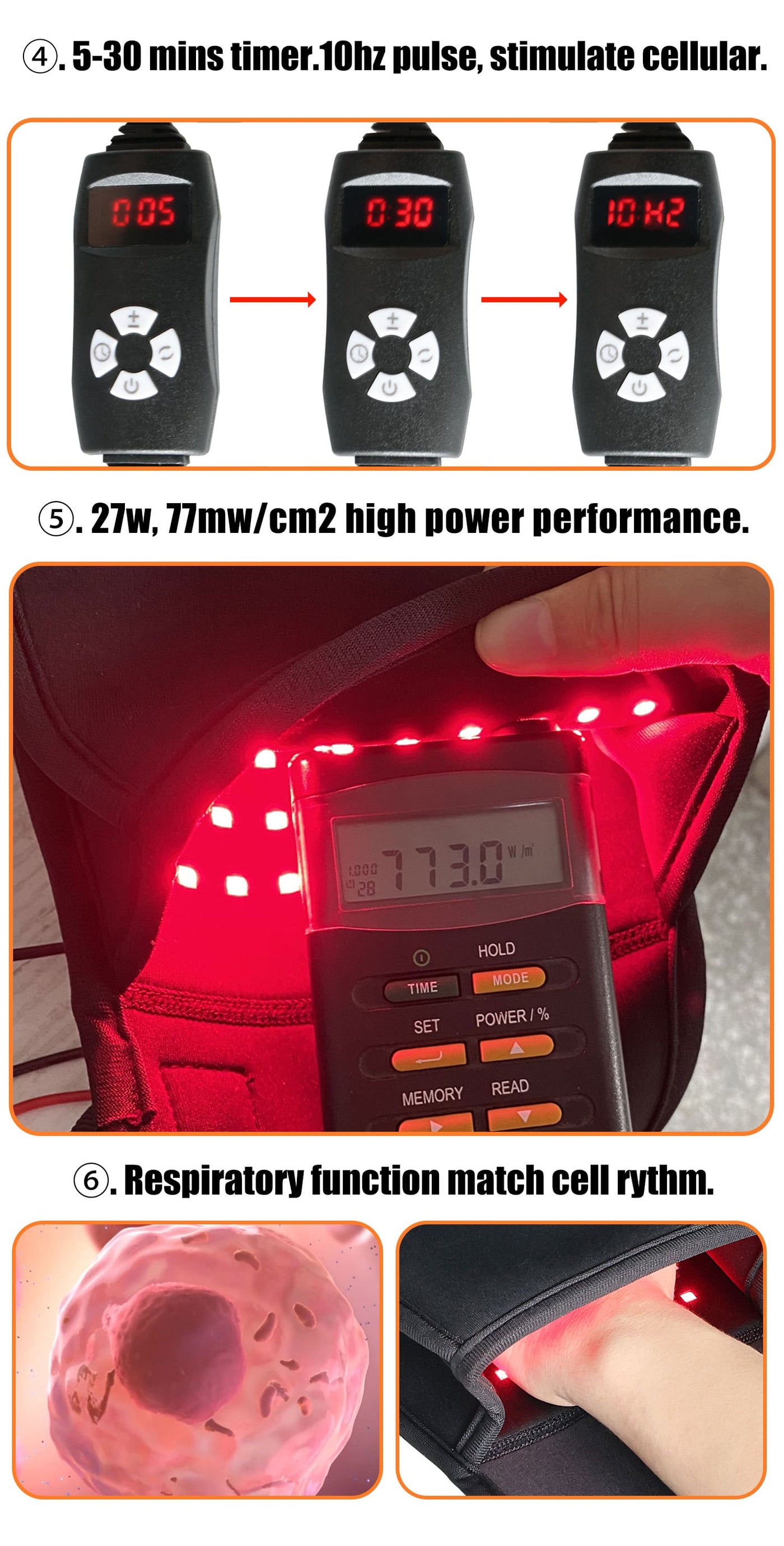 Red Light Therapy Glove For Hand