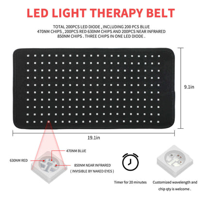 3-in-1 Blue + Red + NIR Light Therapy Pad