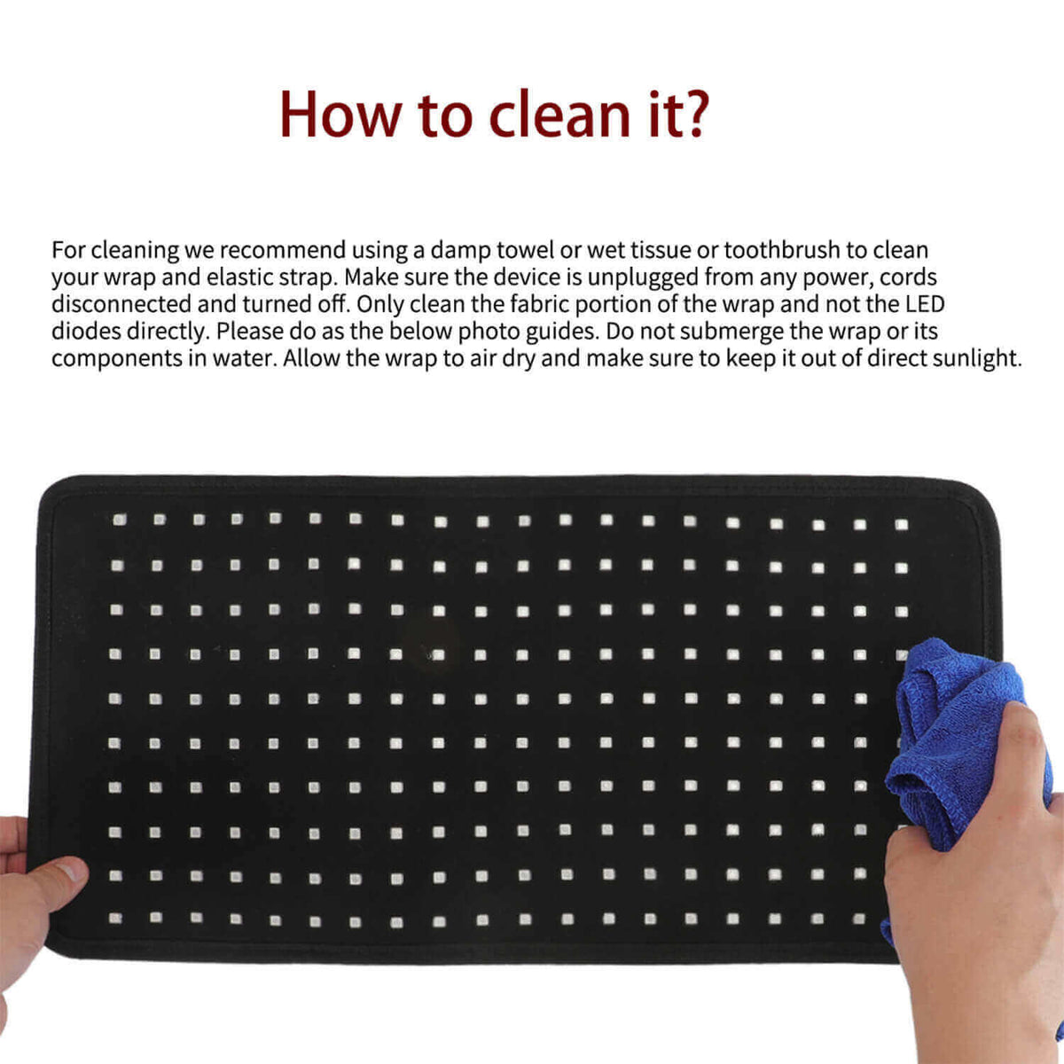 3-in-1 Blue + Red + NIR Light Therapy Pad