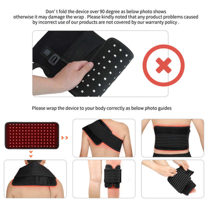 3-in-1 Blue + Red + NIR Light Therapy Pad