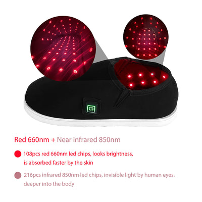 Red & Infrared Light Therapy Shoes